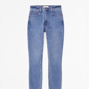 Abercrombie and Fitch curve love high-rise skinny ankle, jean